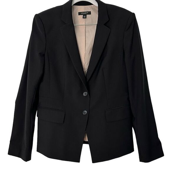 Ann Taylor Black Wool 2-Button Blazer| Size 8 - Picture 10 of 10